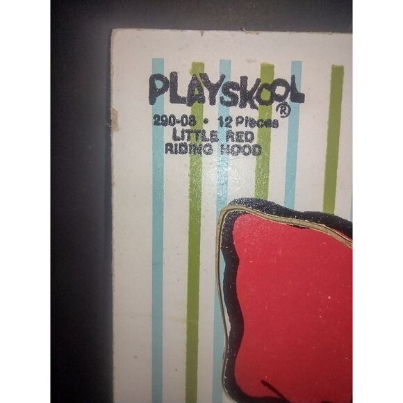 Lot‎ of 3 Vintage Playskool Wooden Puzzles Disney Snoopy Peanuts Red Riding Hood - Picture 15 of 16